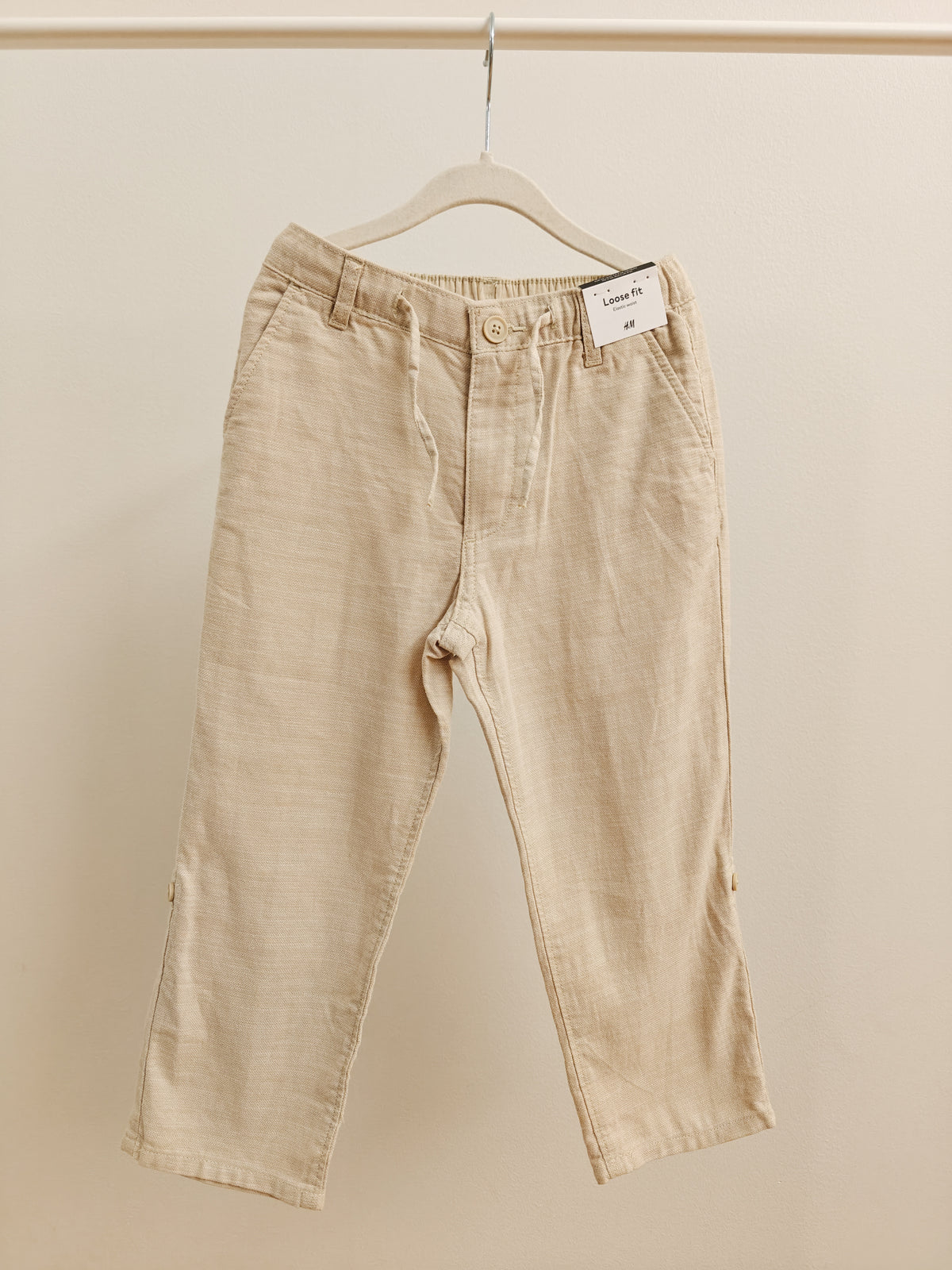 H&M puuvillahousut 110